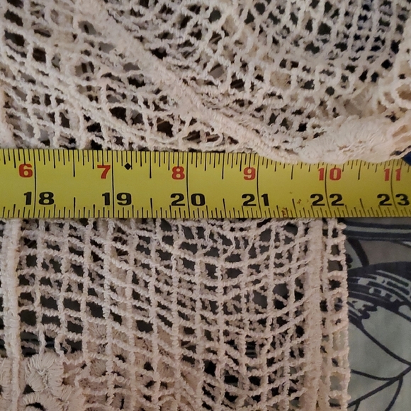 Brittany Black Cream Crochet Top - Picture 11 of 11